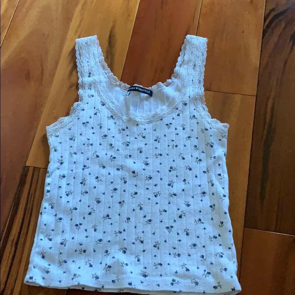 floral tank top